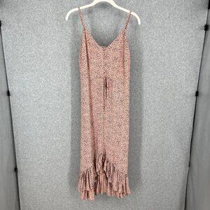 Rails Blush Spotted Midi Dress